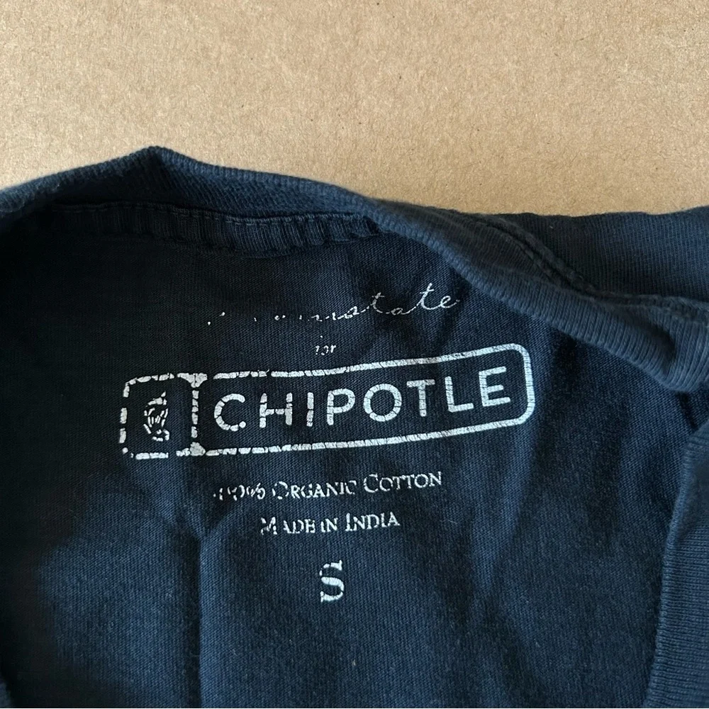Loomstate For Chipotle Farm Team Graphic T Shirt Short Sleeve Sz Small Employee